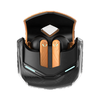 Écouteurs TWS à réduction de bruit active S45, étanches IPX4, avec indicateur de batterie LED RGB, son surround, écouteurs intra-auriculaires