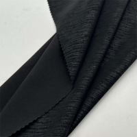Strukturierter Glitzer-Design-Stoff mit Leuchteffekt, 4-Wege-Stretch PU-Leder, Elastischer Modestoff für Damen-Leggings, Kleider/Röcke