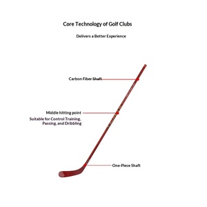 大人用アイスホッケー スティック カーボンファイバー グラスファイバー スポーツ アウトドア 競技 練習 卸売 カスタムメイド - Product Image 2