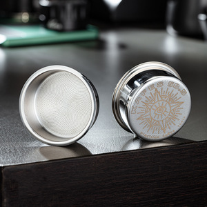 Filtro de Café de Acero Inoxidable Kafei Shi de 58 mm, para una o dos porciones, Estilo Moderno y Simple, para Uso en Casa o Cafetería - Product Image 1