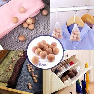 La garde-robe boule en bois <span class=keywords><strong>de</strong></span> cèdre <span class=keywords><strong>rouge</strong></span> est étanche à l'humidité et élimine les odeurs, conservant un parfum <span class=keywords><strong>de</strong></span> bois frais et naturel - Product Image 2