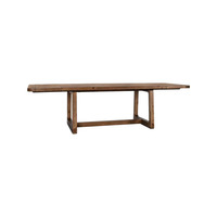 Mesa de Comedor Moderna y Tradicional de Madera Maciza Ajustable, Duradera y Ecológica para 6 Personas, Diseño Elegante y Personalizado para Hogar, Hotel o Restaurante