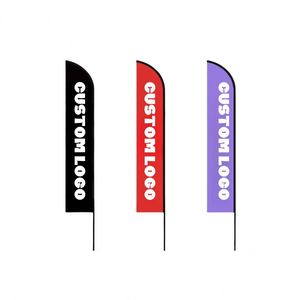 Bandera de Plumas Resistente para Exteriores con Impresión Digital Vívida, Pancarta Promocional Personalizada para Ferias Comerciales, Eventos Deportivos y Fiestas - Product Image 1