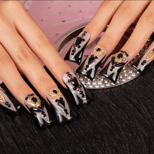 <span class=keywords><strong>Uñas</strong></span> Acrílicas de Gel de Cobertura Total, Diseño Ultra-lujoso, Marca Privada, <span class=keywords><strong>Uñas</strong></span> Artificiales de Larga Duración - Product Image 2