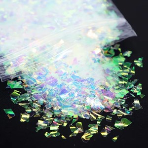 YMJ <span class=keywords><strong>OGF</strong></span>- Escamas de Purpurina Holográfica Irregular PET No Tóxicas para Decoración de Uñas, Embalaje de Señuelos de Pesca, 10G - Product Image 6
