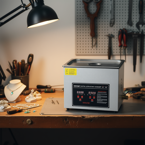 Limpiador ultrasónico digital Vevor de 6L de acero inoxidable con calefacción y temporizador para uso doméstico - Product Image 2