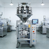 Machine de conditionnement verticale automatique multifonctionnelle pour poudres agricoles, pesticides, aliments, farine de blé, en sacs/sachets en papier