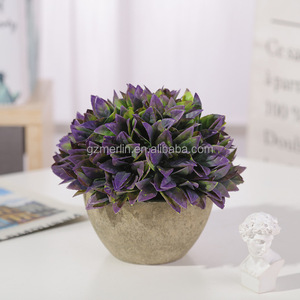 Artificiale <span class=keywords><strong>Mini</strong></span> Piante In Vaso di Plastica Finto Falso Piante per <span class=keywords><strong>Home</strong></span> Office Scrivania Decorazioni - Product Image 5