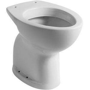 Inodoro para personas mayores con desagüe en el suelo, 58,6 cm de largo, 39,2 cm de ancho, 52,2 cm de altura - Product Image 1