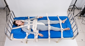 Modular Full <strong>Bed</strong> <strong>Medical</strong> <strong>Restraints</strong> System Pad 8 Fixation Point Full Body Bondage Set with Magnetic Locks System Medfet Asylum - Product Image 3