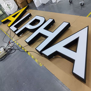 Tanda antiair luar ruangan Desain nama toko lampu depan Led Logo tanda huruf dengan kualitas tinggi - Product Image 5