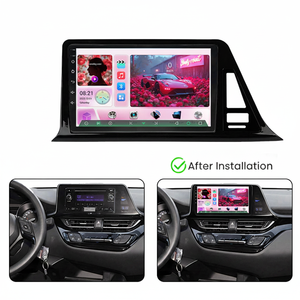 Qualcomm 9นิ้ว8คอร์วิทยุในรถสนับสนุน DSP Carplay และแอนดรอยด์อัตโนมัติในตัว WiFi BT เครื่องเล่นดีวีดีสำหรับรถยนต์ <span class=keywords><strong>Toyota</strong></span> <span class=keywords><strong>CHR</strong></span> 2016-2017 - Product Image 5