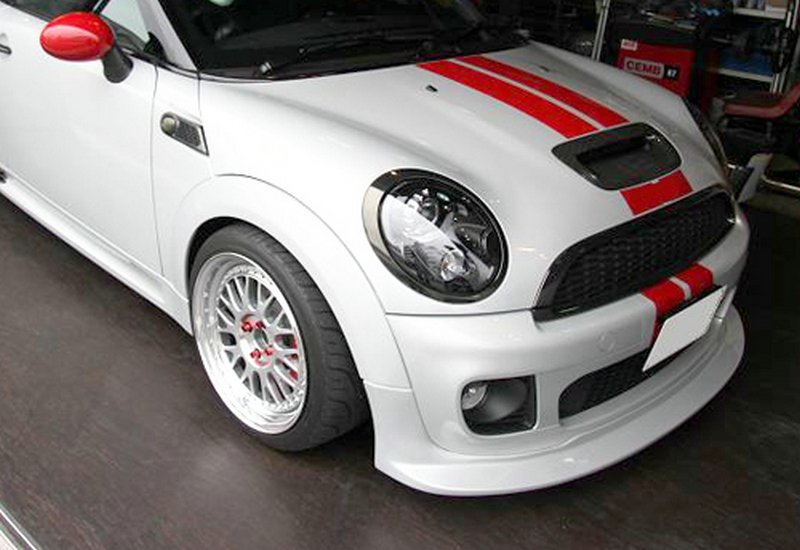 EPR ミニクーパー R56 JCW モン ファイバーグラス 未塗装 フロント