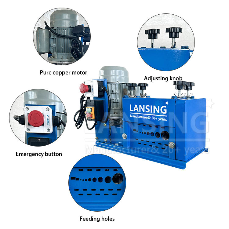 Automatic Scrap Cable Electric Wire Stripper Machine Efficient Waste ...