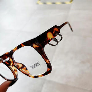 Gafas Qianai con Filtro de Luz Azul, Montura Cuadrada, Lentes Planas, Montura Completa, Unisex, Protección UV400, Lentes de PC - Product Image 4