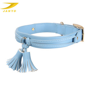 JANYO nouvelle conception fabriquée à la main collier de chien en cuir innovant - Product Image 1