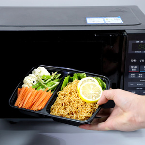 Double-compartment Takeaway <b>Container</b> Food-grade PP Microwaveable <b>Refrigerated</b> Disposable Lunch Box - Product Image 5