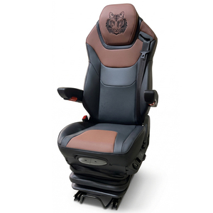 Asiento <span class=keywords><strong>de</strong></span> Lujo con Suspensión Neumática Universal para Conductor, Compatible con Freightliner, Mercedes Benz, Volvo, Kenworth, International Truck - Product Image 5