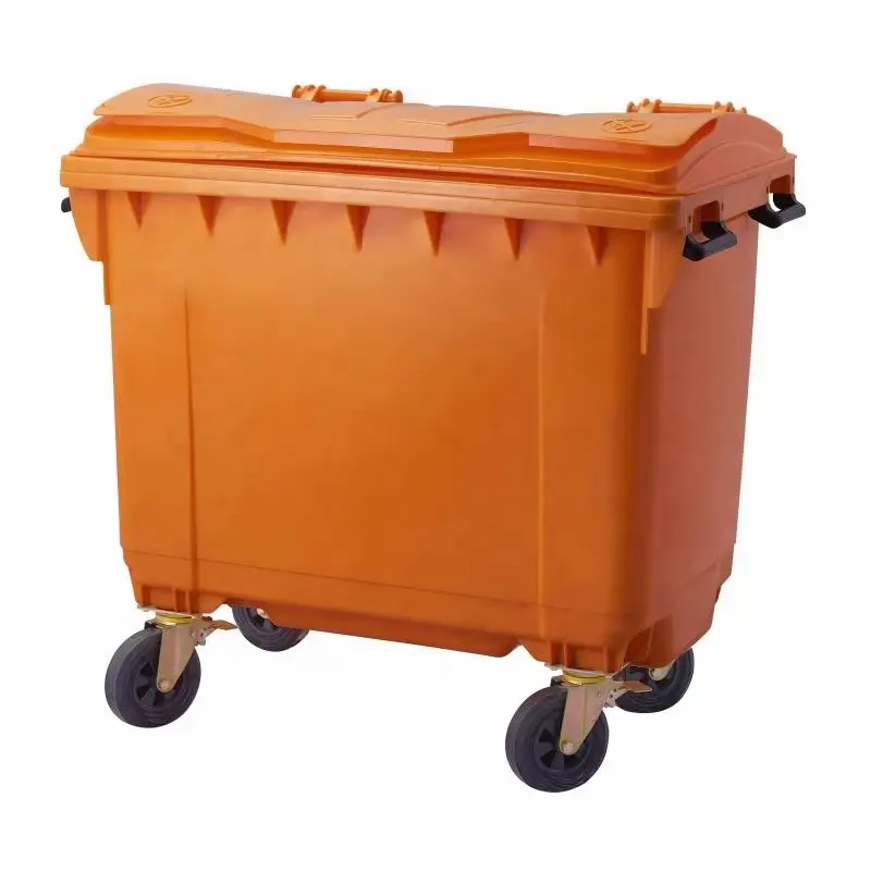 Bin Waste Bin 1100 Litre Plastic Trash Can Recycling Outdoor Wheelie 1100L Dust Bin Trash Bin Waste