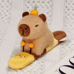 Pulsera de Peluche TGYW con Diseño de Animal, Brazalete Suave y Adorable de Capibara - Product Image 4