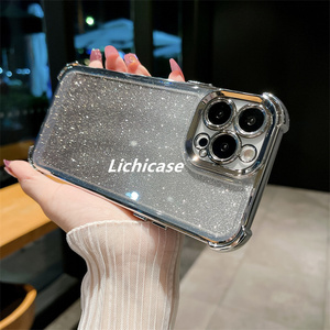 Lichicase Flexible bouton-poussoir souple <span class=keywords><strong>coque</strong></span> de Protection de lentille en TPU pour Infinix Hot 60 60i étui dégradé - Product Image 2