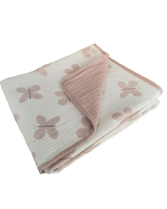 Manta Envolvente para Bebé Recién Nacido, 100% Algodón Orgánico, Estampado de Mariposas, Súper Suave, de Lujo, Ecológica, Venta al Por Mayor - Product Image 2