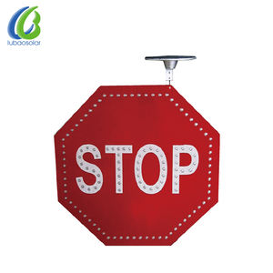 Panneaux de signalisation de signalisation réfléchissants solaires personnalisés en aluminium pour une meilleure visibilité - Product Image 4