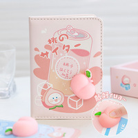 2020 cahier A5 personnalisé classique en cuir PU à couverture rigide avec fil de couverture noir rose couture reliure carnets en boîte-cadeau
