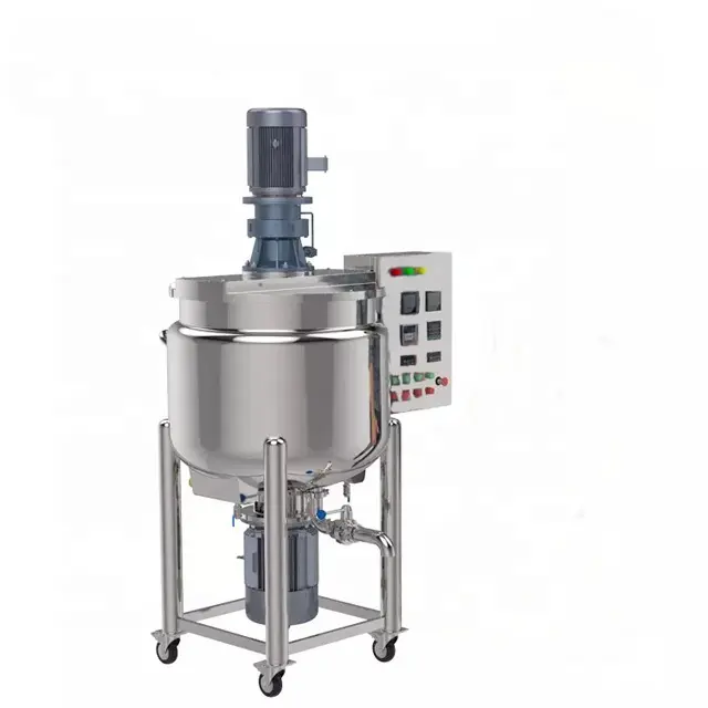 Industry Mixer For Liquid Soap Making Machine Electric Heating Mixing Tank