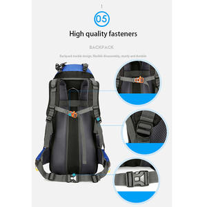 Custom Waterproof Hiking <b>Camping</b> Backpack Trekking Bag <b>Rucksack</b> Large Capacity Travel Outdoor Sports Bags Backpack Trekking - Product Image 5