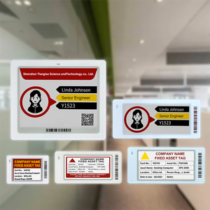 Carte intelligente E Ink, carte à encre électronique, bureau sans papier, badge numérique pour employés, badge de travail numérique alimenté par NFC, papier électronique, pas besoin de batterie - Product Image 1