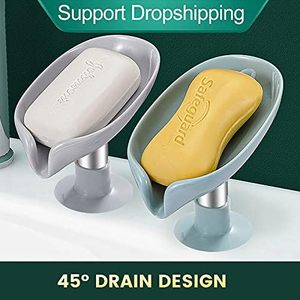 Trend High Quality Modern Rectangular Soap Box Self Drain Bathroom Shower Soap Holder PP Material Brass Finish Dish Storage Tray - Product Image 4