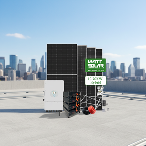 Sistema de Paneles Solares Híbridos de 3-10KW <span class=keywords><strong>con</strong></span> Batería de Respaldo, Fácil Instalación para Uso Doméstico, Juego Completo - Product Image 1