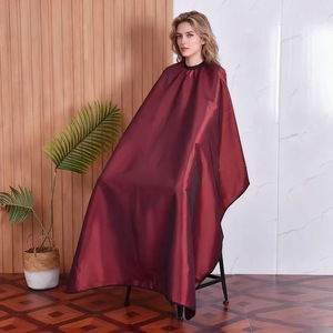 Chal de Peluquería Impermeable y Antiestático, Chal de Poliéster para Salón de Belleza, Vestido, con Botones a Presión para Abrir y Cerrar - Product Image 4