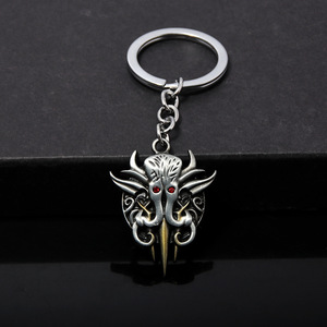 Regalo de moda juego <span class=keywords><strong>Baldur</strong></span>'<span class=keywords><strong>s</strong></span> <span class=keywords><strong>Gate</strong></span> 3 llavero aleación colgante collar - Product Image 3