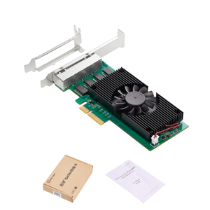 Carte réseau filaire interne IOCREST Quad-Port 2.5G PCIe X4 avec modèle I226 IO-PCE226S-4GLAN pour ordinateur de bureau, stock 2.5G PCIe Network - Product Image 4