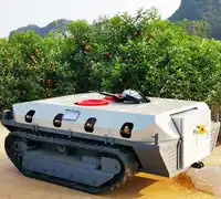 PULVERIZADOR robótico no tripulado con Control remoto para desinfección, pulverizador de Agricultura con tanque de agua de 300L