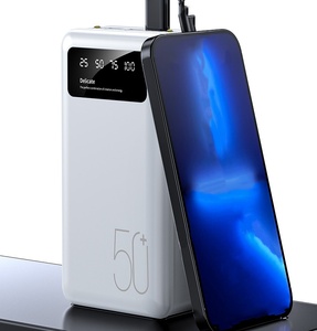 Échantillons Gratuits Nouveauté 2025 Banque d'Énergie Solaire Sans Fil 50000 mAh de Capacité pour Powerbank Baseus - Product Image 1