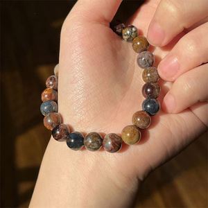 Bracelet en pierre naturelle avec perles de verre colorées, favorisant la prise de décision, style viral professionnel pour les médias sociaux, paiement flexible - Product Image 5