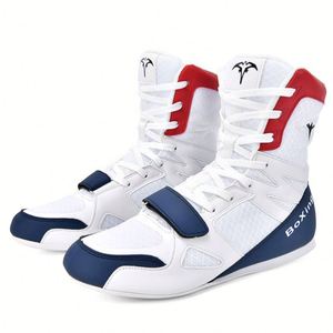 Chaussures de combat professionnelles personnalisées 4 couleurs pour hommes, chaussures d'entraînement de mouvement, chaussures de musculation, bottes de boxe pour femmes, chaussures de squat - Product Image 4