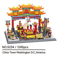 Wange 5234 Chinatown Washington D.C. America - Set di Costruzioni in Plastica per Bambini e Adulti - Modellino da Assemblare