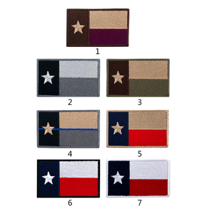 Tùy chỉnh chúng tôi Nhà Nước Texas cờ phù hiệu chiến thuật armband thêu các bản vá lỗi với móc và vòng lặp - Product Image 2