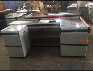 Caja Registradora Eléctrica para Supermercado con Cinta Transportadora, Fabricada en China - Product Image 2