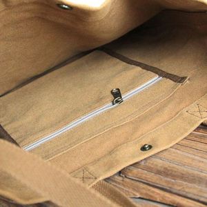 Custom Logo Size Printed Foldable Reusable Canvas <b>Shopping</b> Tote Bag Wholesale Custom Large Capacity Canvas Beach Tote - Product Image 5