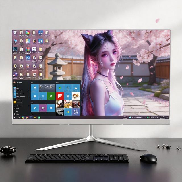 2026 Brand New Desktop PC for Business Office Education I3 8th Gen Processor CPU All in One Desktop Computer