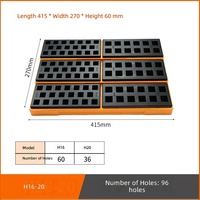 Accessoires d'outillage CNC : Organisateur de rangement étanche pour fraises, forets, tarauds et cartouches ER