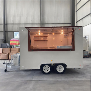 Remolque <span class=keywords><strong>de</strong></span> Comida Compacto con Equipamiento <span class=keywords><strong>de</strong></span> Cocina Completo, Luces LED, Carrito <span class=keywords><strong>de</strong></span> Venta <span class=keywords><strong>para</strong></span> Café y Helados - Product Image 1