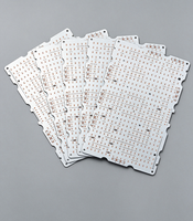 Circuit imprimé en aluminium LED personnalisé, épaisseur 1,2 mm, cuivre 35 µm, certifié RoHS ISO9001, lampe LED MCPCB