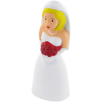 Belle mariée jouet personnage squishy dessin animé figure jouet balle anti-stress mariée balle anti-stress