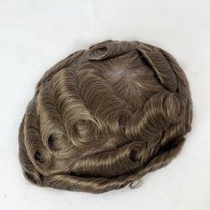 วิกผมผู้ชายแบบเต็มศีรษะ วัสดุ PU คุณภาพดี ทรงลอนธรรมชาติ ผมแท้  ราคาดีที่สุด คุณภาพเยี่ยม # 7ASH - Product Image 1